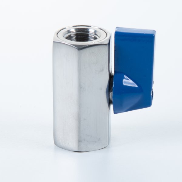 Edelstahl Mini-Kugelhahn 1/4 Zoll - Vielseitiges Absperrventil